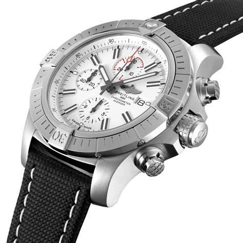 breitling super avenger leather strap|Super Avenger Chronograph 48 Stainless steel .